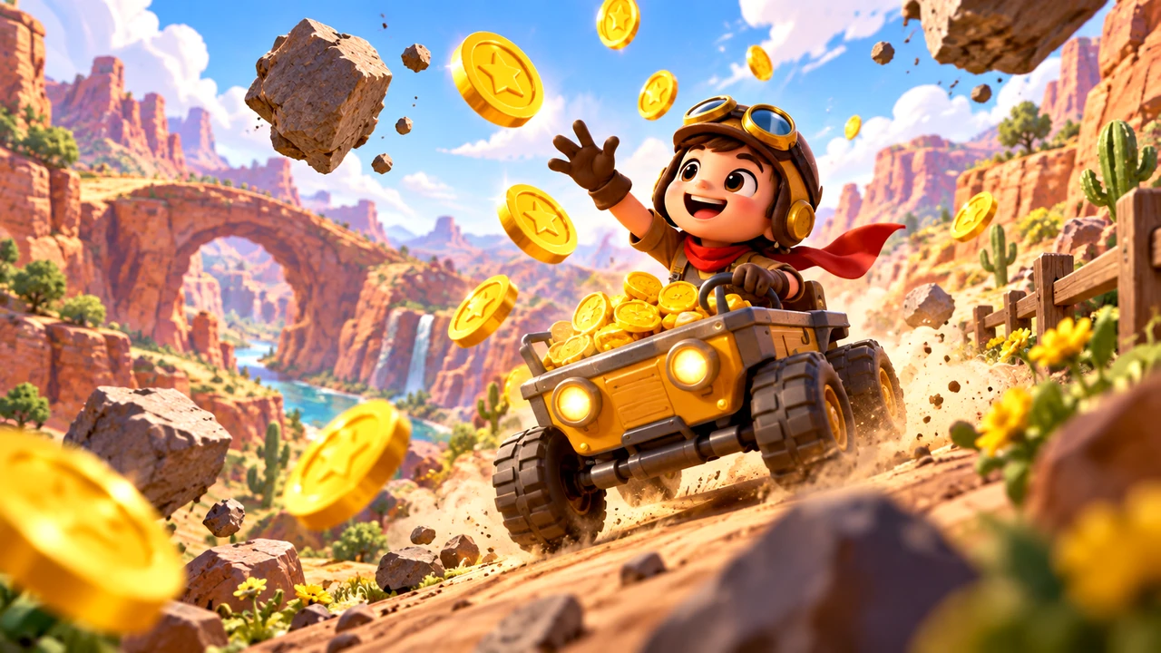 Canyon Dash illustrated scene two