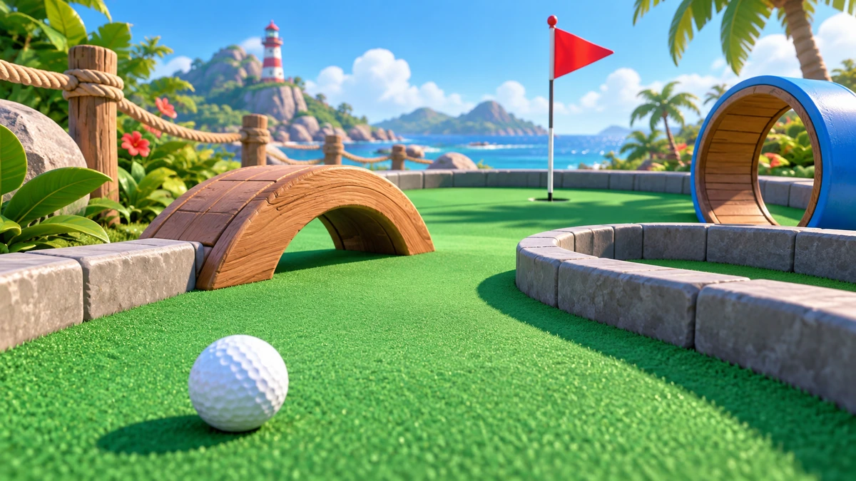Garden Putt — illustrated game cover