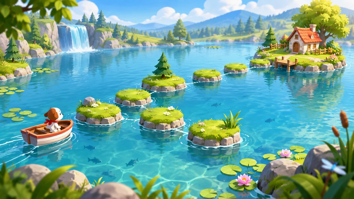 Island Hops — illustrated game cover