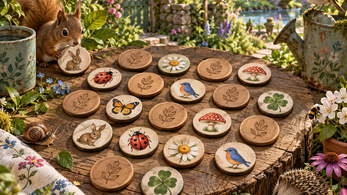 Nature Medallions — illustrated game cover