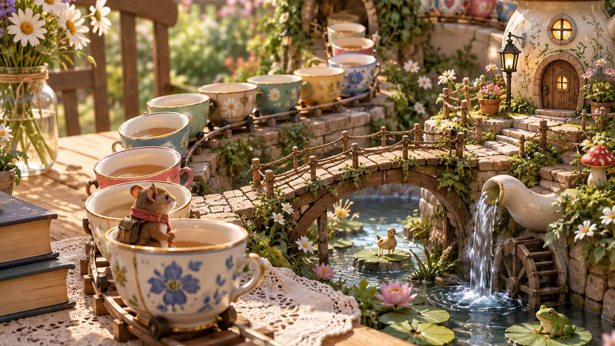 Tea Terrace — illustrated game cover